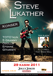 Toto’nun kurucu üyesi, 5 Grammy ödüllü efsane gitarist STEVE LUKATHER İstanbul’da konser verdi!..